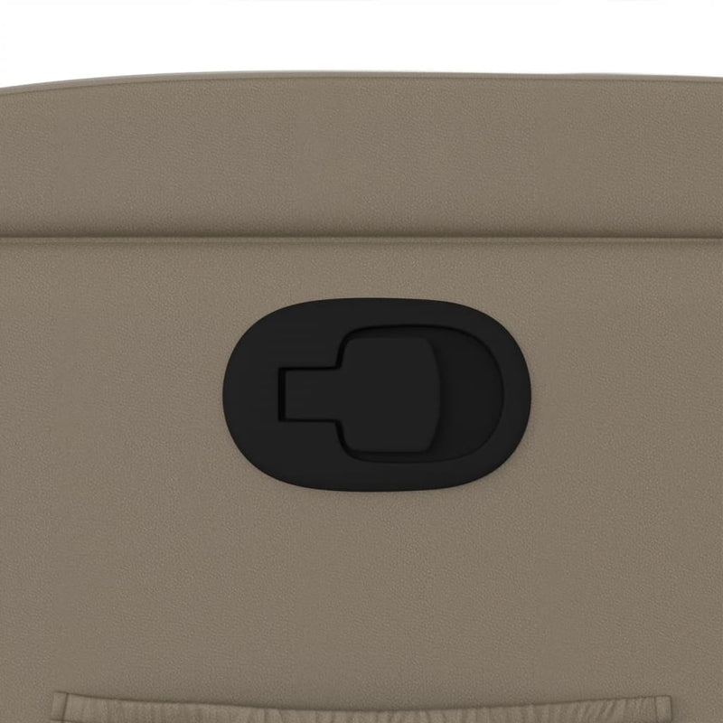 vidaXL kávészínű műbőr dönthető fotel