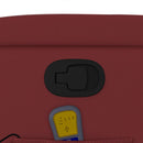 vidaXL bordó műbőr dönthető masszázsfotel