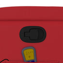 vidaXL piros műbőr dönthető masszázsfotel