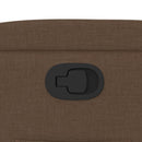 vidaXL barna szövet dönthető szék