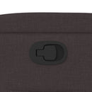 vidaXL sötétbarna szövet dönthető fotel