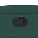 vidaXL sötétzöld szövet dönthető fotel