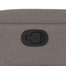 vidaXL tópszínű szövet dönthető fotel