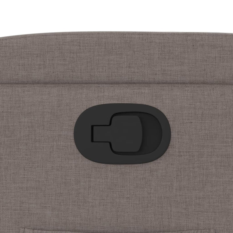 vidaXL tópszínű szövet dönthető fotel