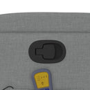 vidaXL világosszürke szövet dönthető masszázsfotel