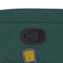 vidaXL sötétzöld szövet dönthető masszázsfotel