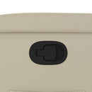 vidaXL krémszínű műbőr dönthető fotel