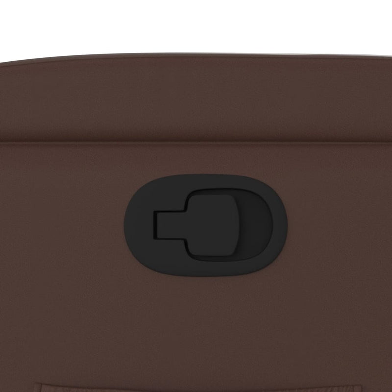 vidaXL barna műbőr dönthető fotel