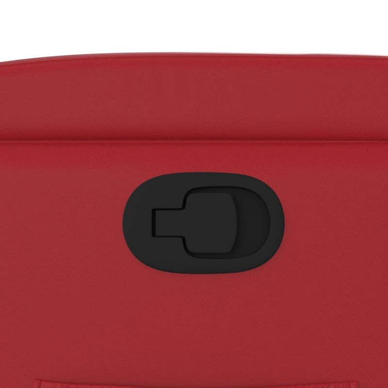 vidaXL piros műbőr dönthető fotel