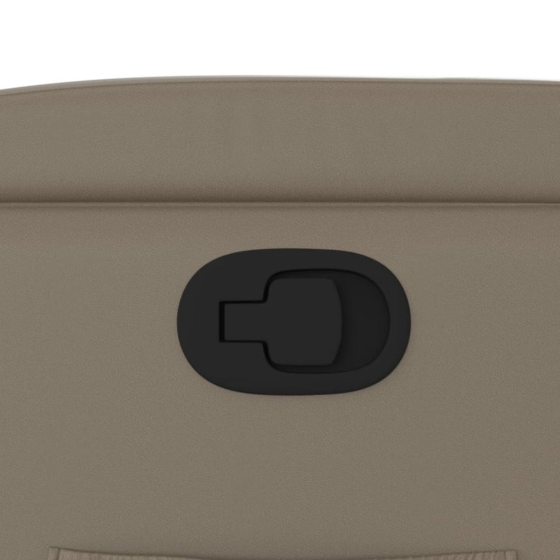 vidaXL kávészínű műbőr dönthető fotel