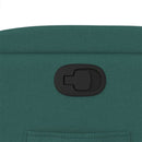 vidaXL sötétzöld szövet dönthető fotel