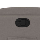 vidaXL tópszínű szövet dönthető fotel