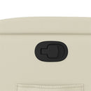 vidaXL krémszínű műbőr dönthető fotel