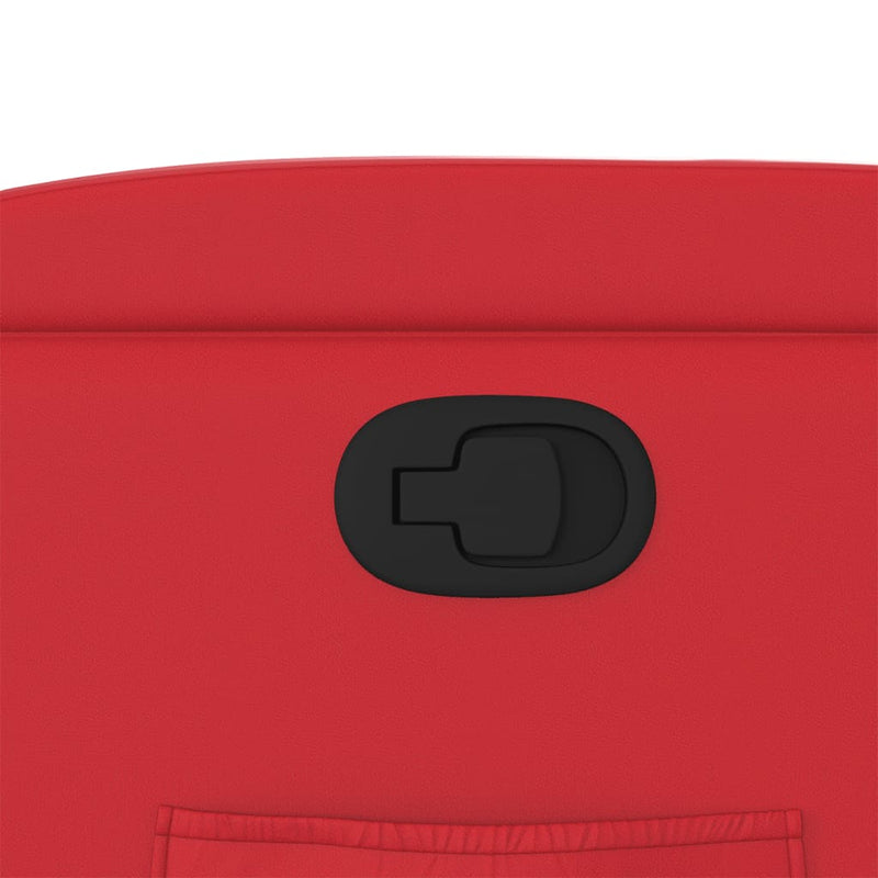 vidaXL piros műbőr dönthető fotel