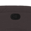 vidaXL sötétbarna szövet dönthető fotel