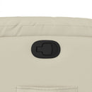 vidaXL krémszínű műbőr dönthető fotel