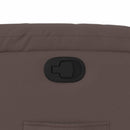 vidaXL barna műbőr dönthető fotel