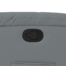 vidaXL szürke műbőr dönthető fotel