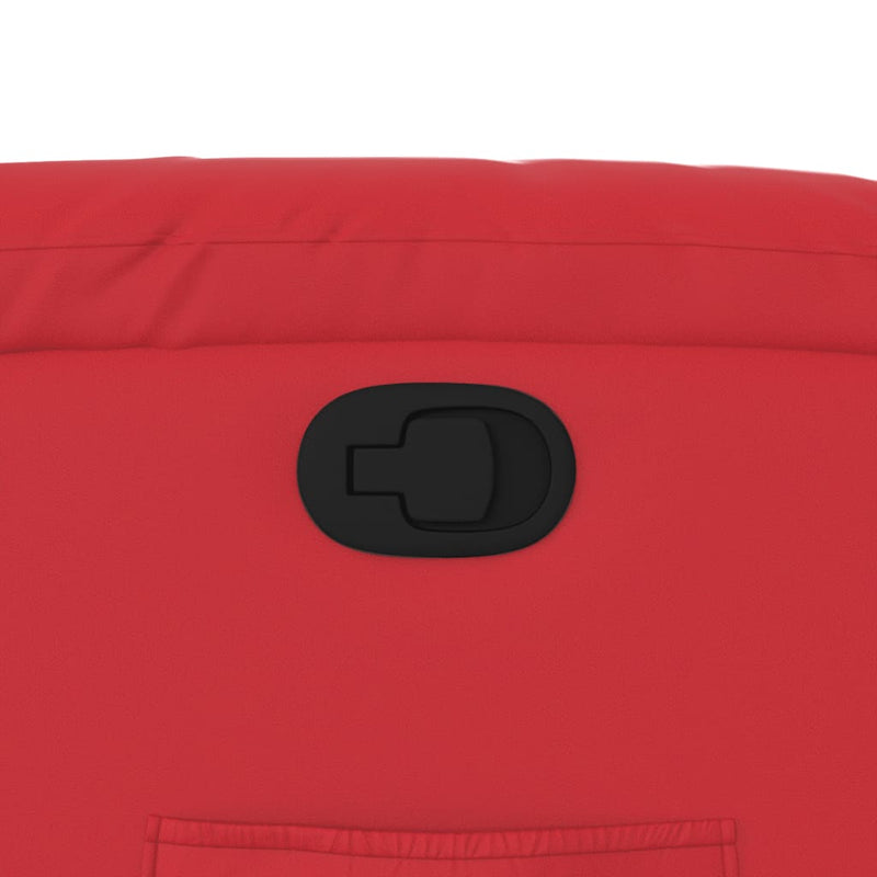 vidaXL piros műbőr dönthető fotel