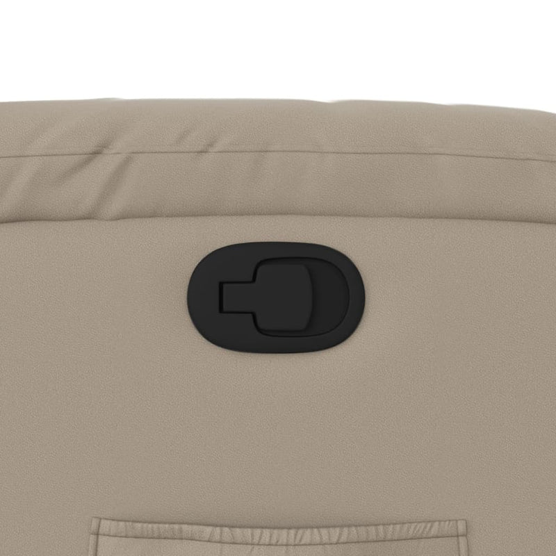 vidaXL kávészínű műbőr dönthető fotel