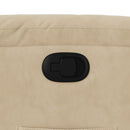 vidaXL krémszínű mikroszálas szövet dönthető fotel