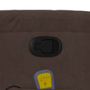 vidaXL barna mikroszálas szövet dönthető masszázsfotel