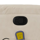 vidaXL bézs mikroszálas szövet dönthető masszázsfotel