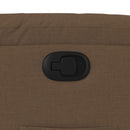 vidaXL barna szövet dönthető szék