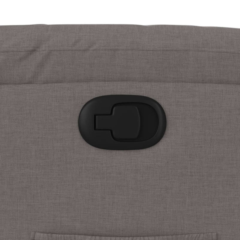 vidaXL tópszínű szövet dönthető fotel