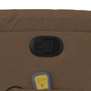 vidaXL barna szövet dönthető masszázsfotel