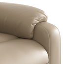 vidaXL kávészínű műbőr dönthető fotel