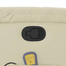 vidaXL krémszínű műbőr dönthető masszázsfotel