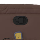 vidaXL barna műbőr dönthető masszázsfotel