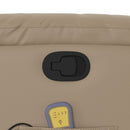 vidaXL kávészínű műbőr dönthető masszázsfotel