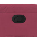 vidaXL bordó bársony dönthető fotel