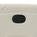 vidaXL krémszínű bársony dönthető fotel