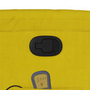 vidaXL sárga bársony dönthető masszázsfotel