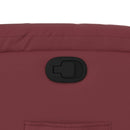 vidaXL bordó műbőr dönthető fotel