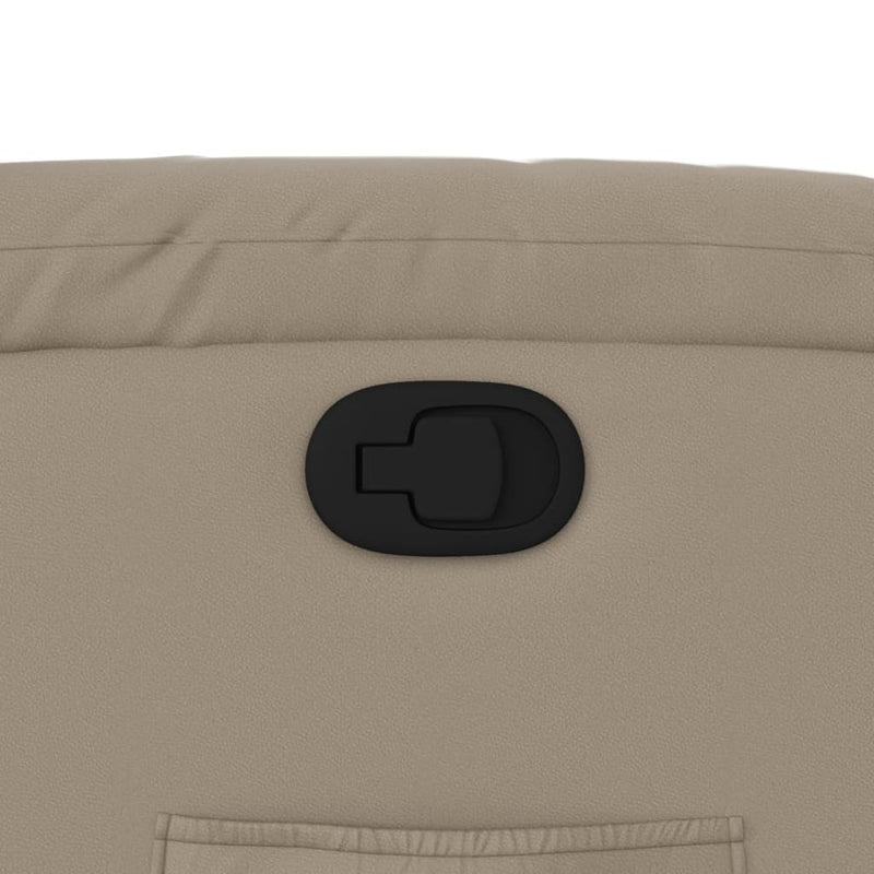 vidaXL kávészínű műbőr dönthető fotel