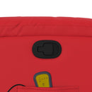 vidaXL piros műbőr dönthető masszázsfotel