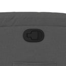 vidaXL sötétszürke szövet dönthető fotel