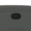 vidaXL sötétszürke szövet dönthető fotel