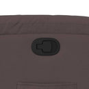 vidaXL sötétbarna szövet dönthető fotel