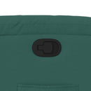 vidaXL sötétzöld szövet dönthető fotel