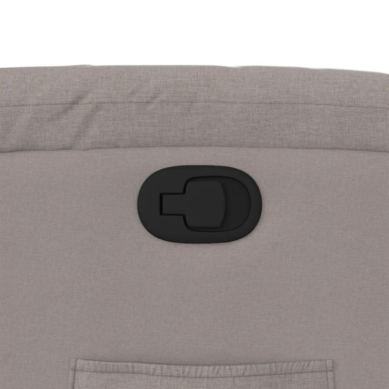 vidaXL tópszínű szövet dönthető fotel