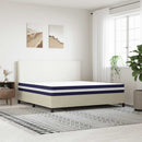 vidaXL zsákrugós matrac közepesen kemény 200 x 200 cm