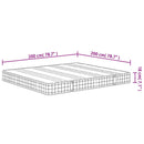 vidaXL Bonnell rugós matrac közepes méretű 200 x 200 cm