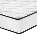 vidaXL Bonnell rugós matrac közepes méretű 200 x 200 cm king size