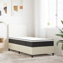 vidaXL Rugós matrac Közepes 80 x 200 cm 23 cm Fehér