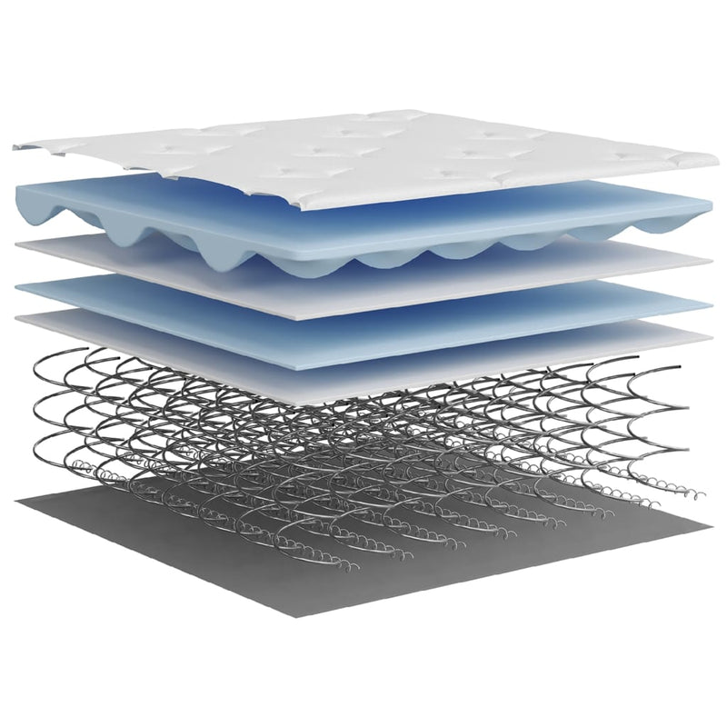 vidaXL közepes egyszemélyes Bonnell rugós matrac 90 x 190 cm